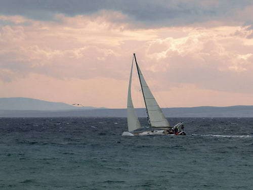 FIU under sail